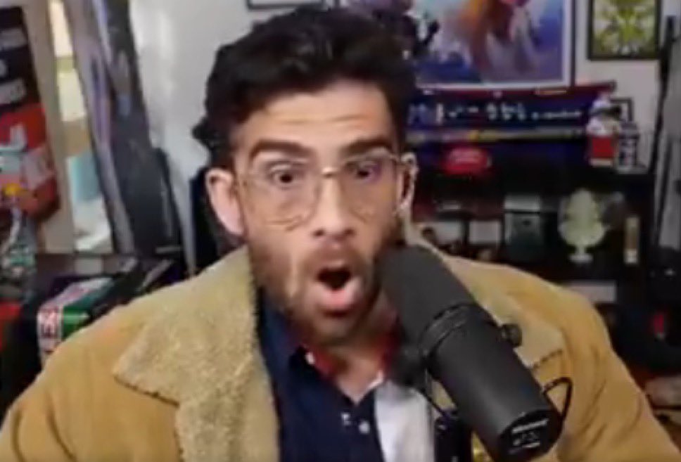 basedspinach's tweet photo. Hasan soyjakking at Elon Musk throwing up a Roman Salute will never not be funny https://t.co/VTa3Ad45QM