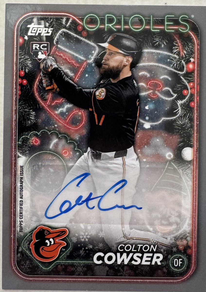 mdriscoll93's tweet photo. @Topps help me out here. Pulled out of the last holiday mega box at target and can’t find the auto /25 anywhere https://t.co/7Gd6R0BLp6