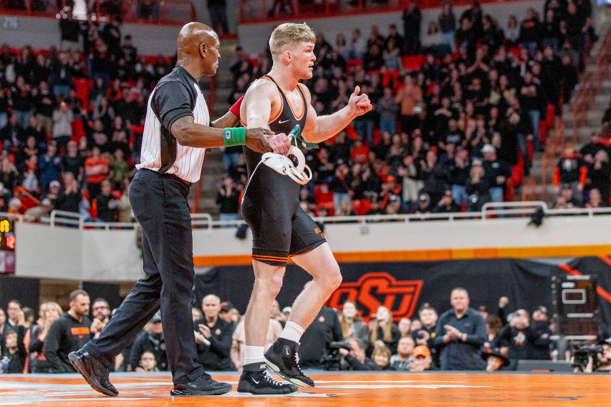 CowboyWrestling's tweet photo. Dustin's tech fall yesterday was No. 1⃣8⃣ of his career, moving him into a tie for 10th-most in program history 🙌

#GoPokes l @dustinplott1 https://t.co/SapNP0s4ch