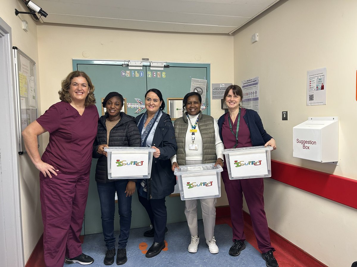 Siobhán Horkan💙 (@siobhanmh) on Twitter photo Great to be <a href="/PaedsLUH/">Paediatric ward Letterkenny</a> for the first day of <a href="/lSUPP0RTrights/">ISupport</a> audit. Lots of parents, children and staff shared their experiences in OPD, ED and the ward. A big thank you to the ISupport champions <a href="/FaithMawanda/">Faith Mawanda</a> <a href="/RosieShhehan1/">Rosemarie Sheehan</a> <a href="/GrennanKar72942/">Karen Grennan</a> <a href="/LucyBray9/">Lucy Bray</a> <a href="/MaireadL2/">Mairéad Loftus</a> Great to be <a href="/PaedsLUH/">Paediatric ward Letterkenny</a> for the first day of <a href="/lSUPP0RTrights/">ISupport</a> audit. Lots of parents, children and staff shared their experiences in OPD, ED and the ward. A big thank you to the ISupport champions <a href="/FaithMawanda/">Faith Mawanda</a> <a href="/RosieShhehan1/">Rosemarie Sheehan</a> <a href="/GrennanKar72942/">Karen Grennan</a> <a href="/LucyBray9/">Lucy Bray</a> <a href="/MaireadL2/">Mairéad Loftus</a>
