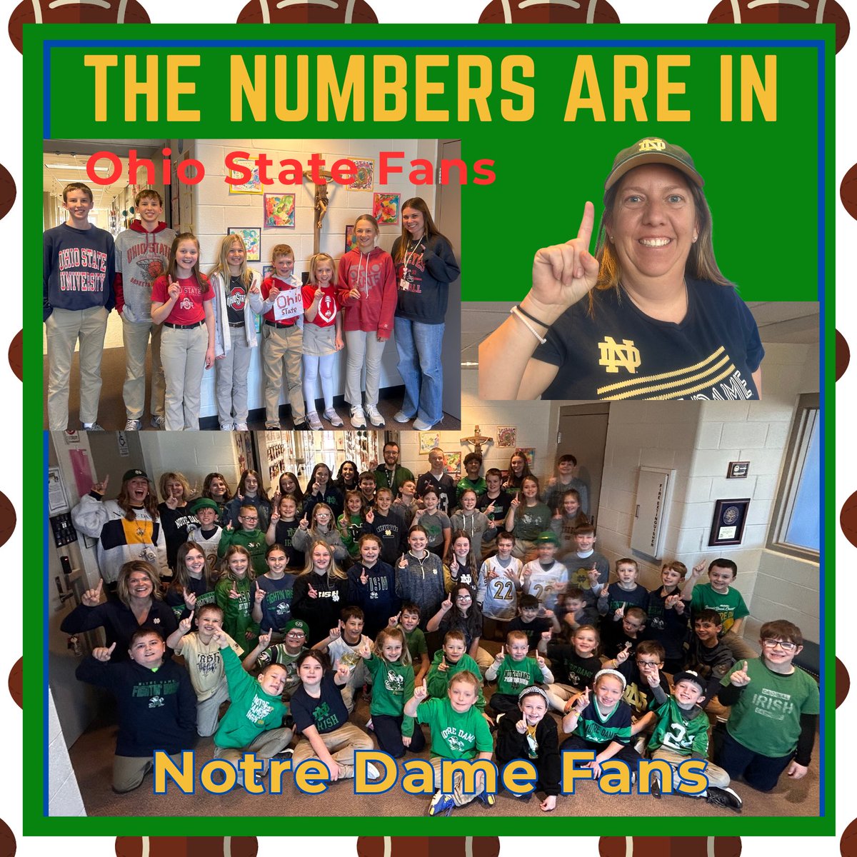 Go Irish! <a href="/NDFootball/">Notre Dame Football</a> #CollegeFootballNationalChampionship