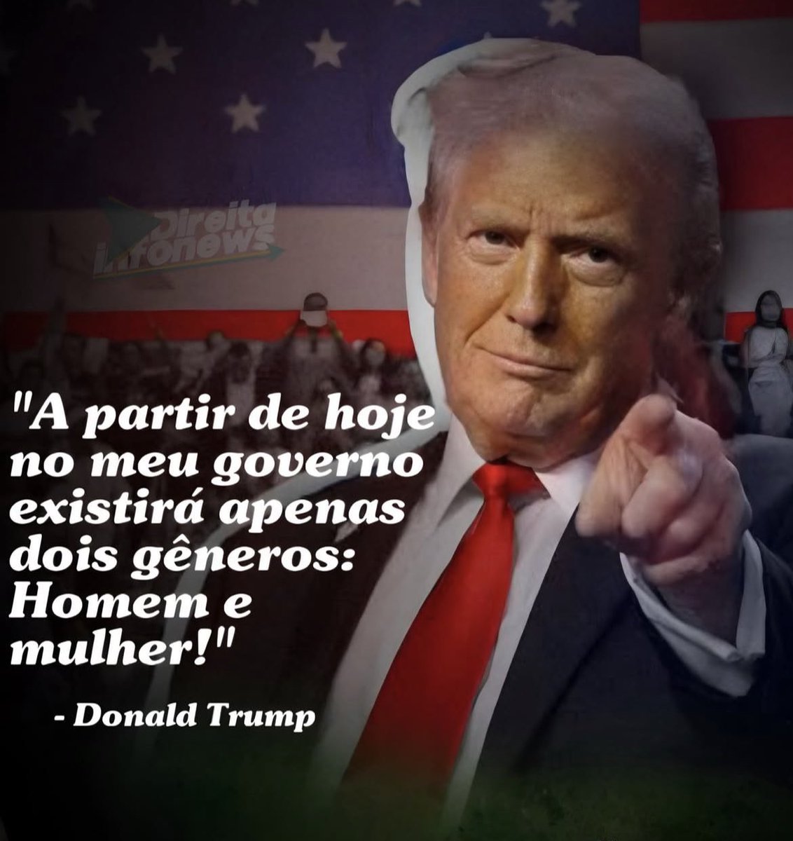 SueliRizzi3's tweet photo. Concorda com o Trump? 

SIM ou NÃO?🚨

Sim https://t.co/SX0jhSlSxN