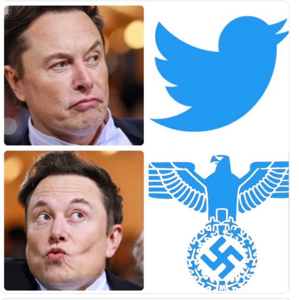 Felon MuXolini has found a new logo for eXit