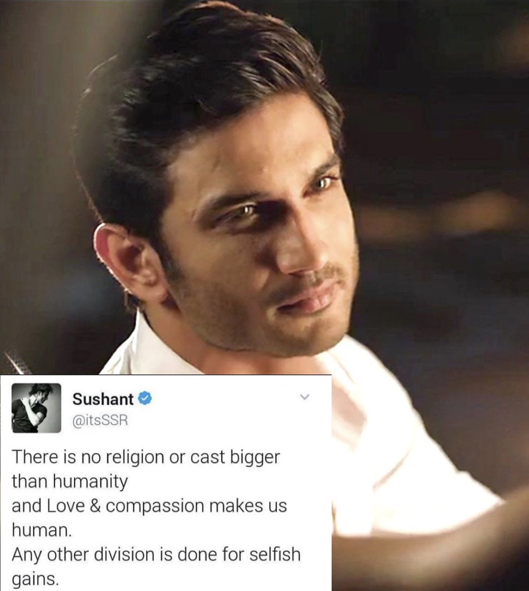 The way he lived, loved &amp; cared for others continues to be the perfect example of humanity. We miss you Sushant Singh Rajput ♥️

Sushant Day
#SushantMoon2025
