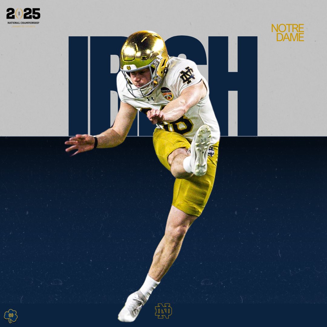 Section205Show's tweet image. The Notre Dame Fighting Irish ☘️ 

📸: Notre Dame Football

#CFBPlayoff  #GoIrish