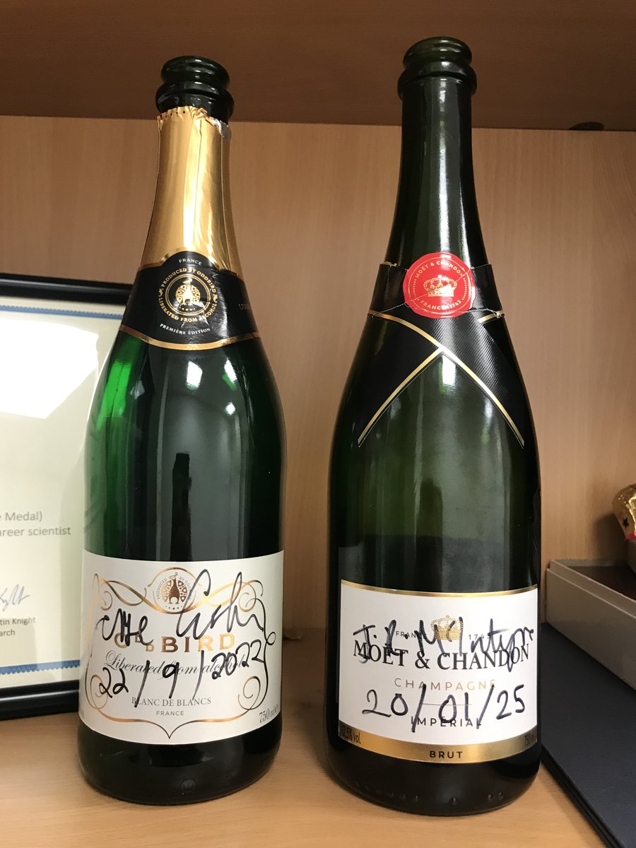 Congratulations to Dr Jack McIntyre for a successful PhD viva. Bottle number two is now in the collection!