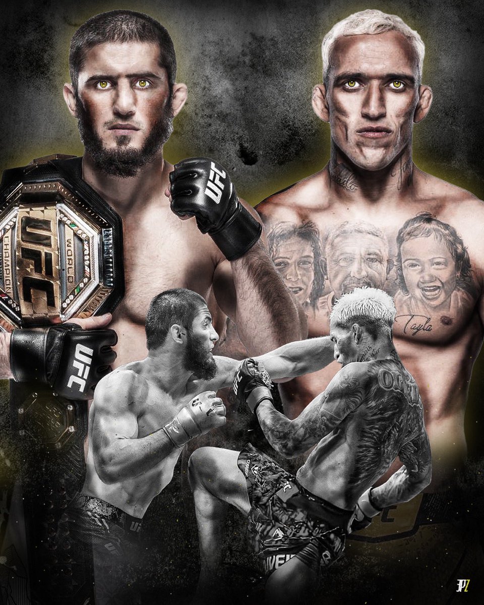 3pzdesign's tweet photo. The battle of legends: Makhachev vs. Oliveira. Strength, skill, and legacy captured in one powerful design.
#IslamMakachev #CharlesOliveira #UFC #MMA #SportsDesign https://t.co/NYwt9rLIRh