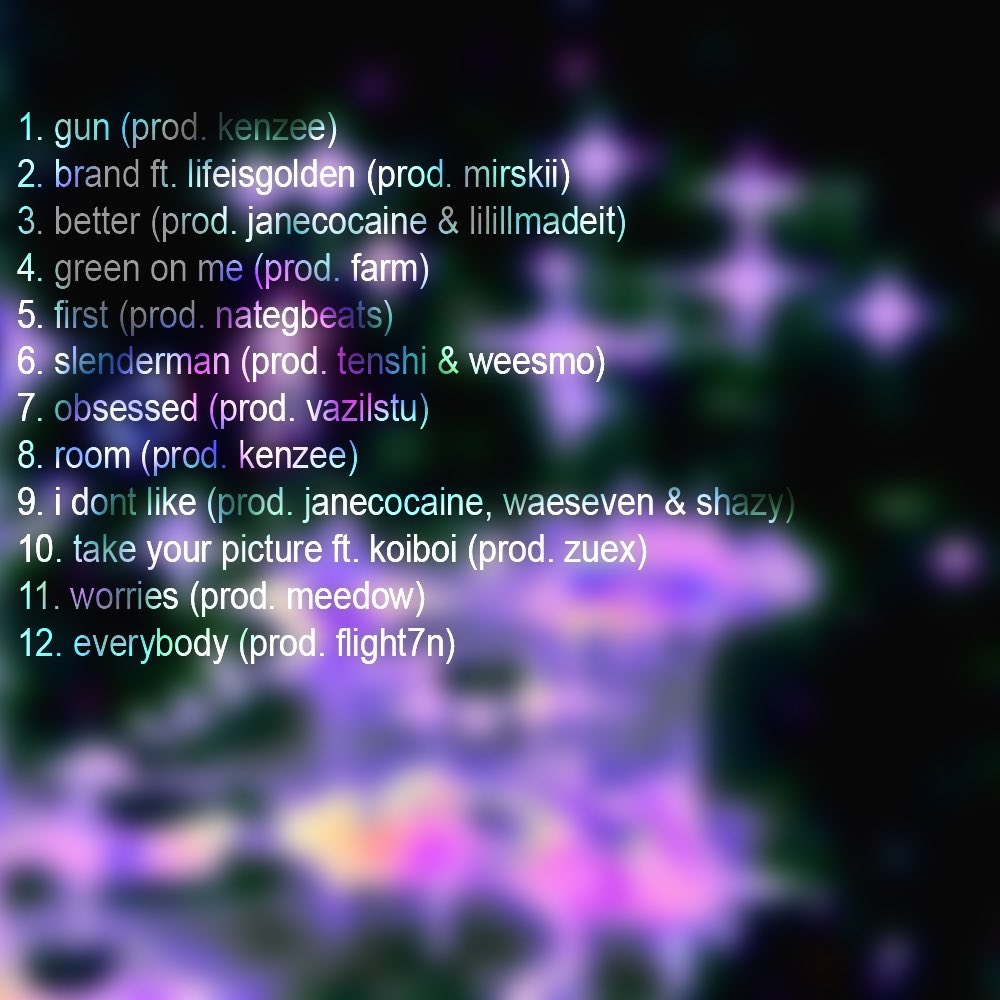 new tape 
1/24
never stop