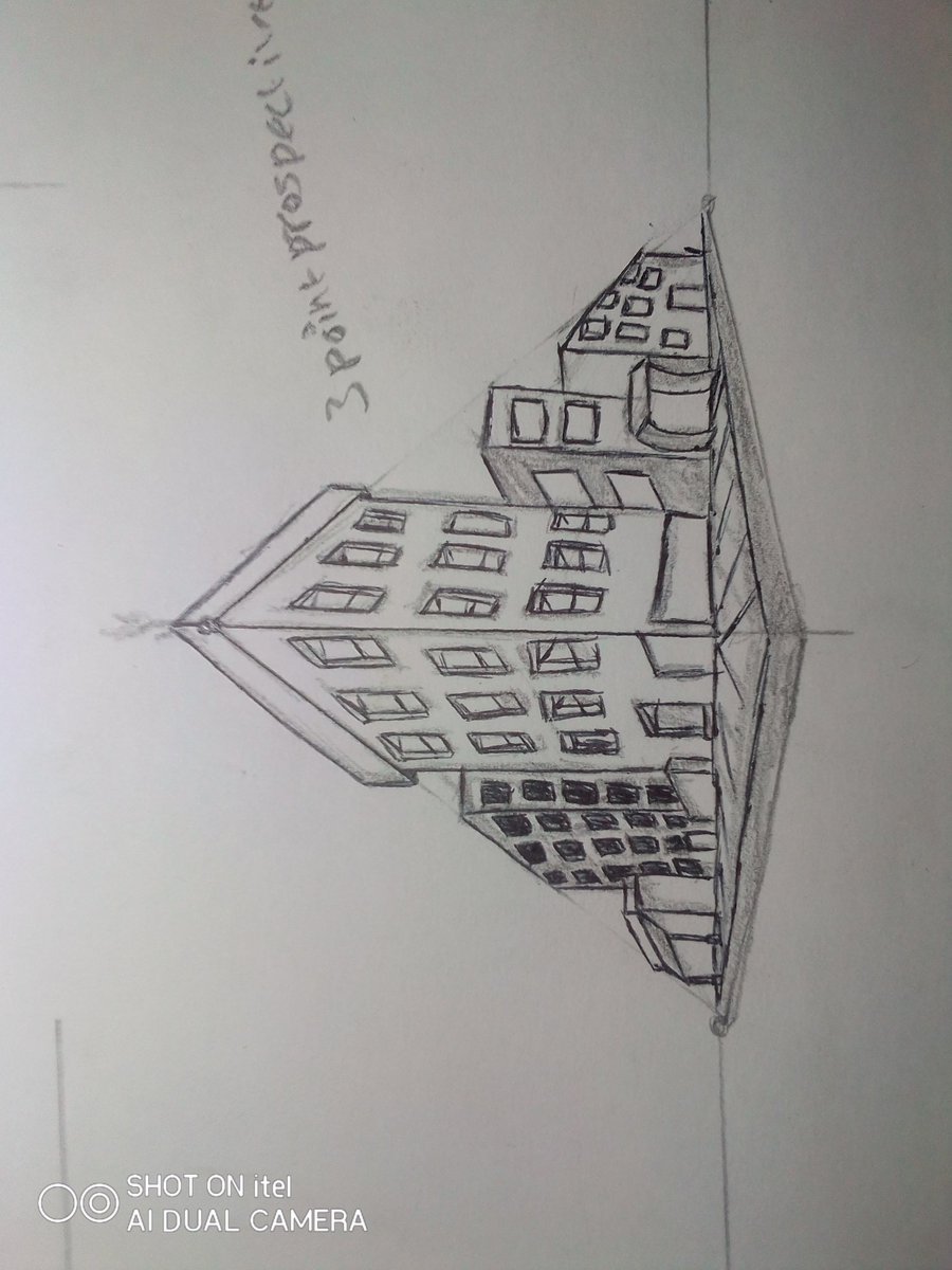 So I've been in the mood for traditional art and I kinda started prospective for the first time Soo pls bear with me and my art