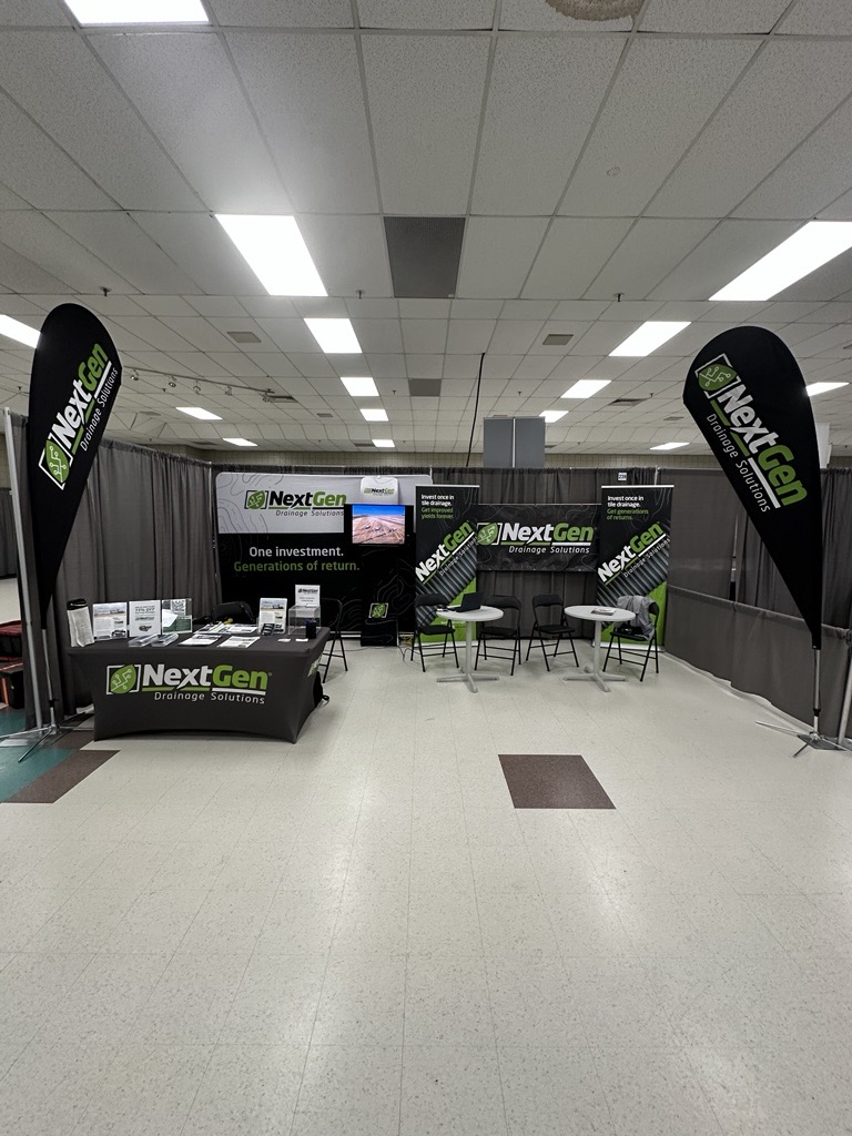 NextGenDrainage's tweet photo. 🚨 IT’S TIME! 🚨  @MBAgDays 
•
 UCT BOOTH 239 &amp; 240 📷
•
We’re excited to connect and address all your water management needs! See you there!  #tile25 https://t.co/D9Y7Lig7gf