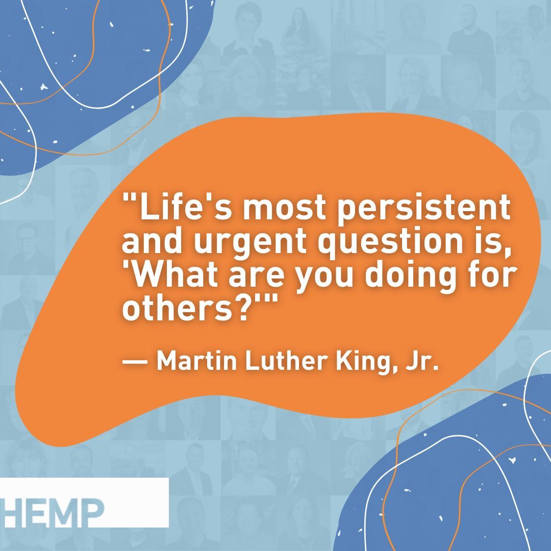 Today, we honor the life and legacy of Dr. Martin Luther King, Jr., a visionary leader who taught us the power of service, community, and unwavering hope. At HEMP, we are inspired by his words and strive to uplift others through mentorship and collaboration.

#hempkc #MLKDay