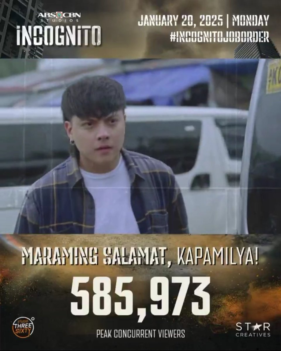 OnabGrey's tweet photo. Maraming Maraming Salamat Kapamilya !!!

INCOGNITO NA SI ANDRES
#IncognitoJobOrder https://t.co/2rrjqk9T4Y