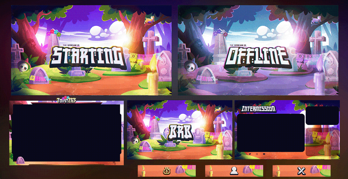 LivTheVampire's tweet photo. Level up your gaming with the a dope overlay! 🔥 💀 🔥

#graphic #designers #brand #vector #Illustrator #who #do #custom #overlay #art #need #design #illustration #cartoon #character #YouTube #Channel #looking #commissions #open #artist #header https://t.co/QamHYPTqK0