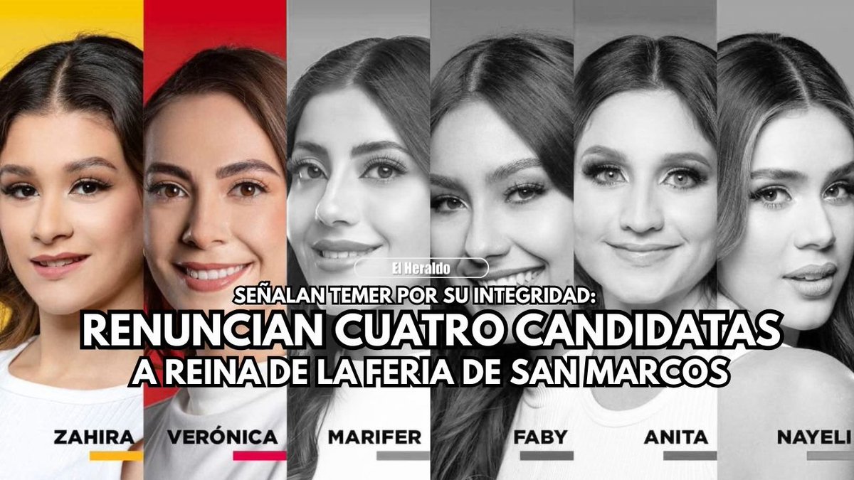 Candidatas a Reina de Feria en Aguascalientes temen por su integridad y renuncian al certamen. 

Lanzan video donde comparten a cuadro el mismo msj, leyéndolo desde sus celulares.  ¿A qué les suena?

#fnsm2025 #Aguascalientes