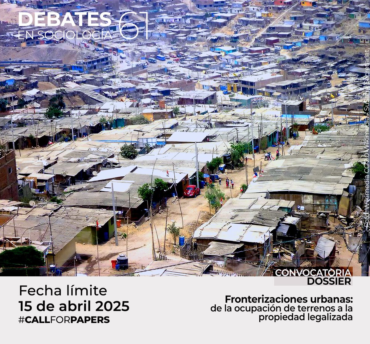 Revista Debates en Sociología - PUCP tweet media