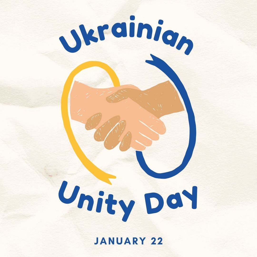 ACHF11's tweet photo. Today is Ukrainian Unity Day! In the wake of WWI, Ukraine was split into the Ukrainian People’s Republic and the West Ukrainian People’s Republic. Both regions unified under Act Zluky on January 22, 1919. 

#ACHFSavingLives #Ukraine #Ukraineunited #ukrainianunityday #unity https://t.co/bgf5379O9n