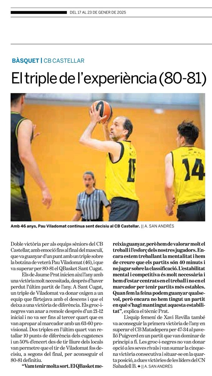 pauviladomat's tweet image. Bon inici d'any i de segona volta!
⚫🟡⚫🟡🏀🏀🏀🏀
@CastellarCB