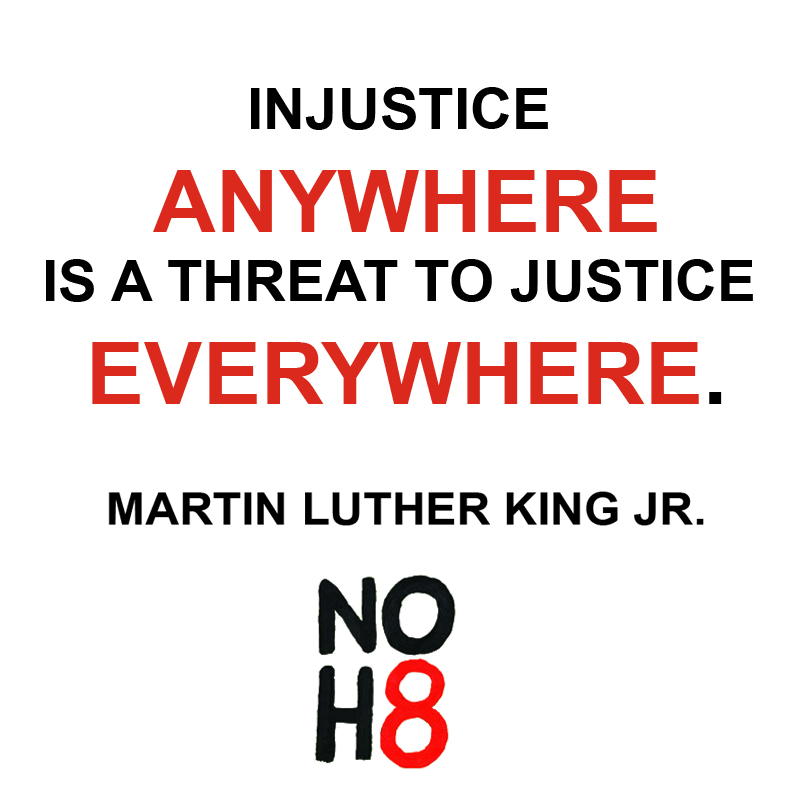 NOH8Campaign's tweet image. #NOH8 #MLK #MLKDay