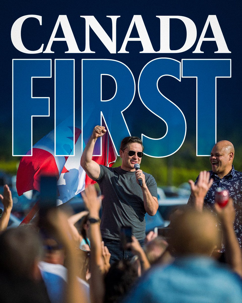 ctochor's tweet photo. Conservatives will put Canada First. https://t.co/KWMXE60D3V