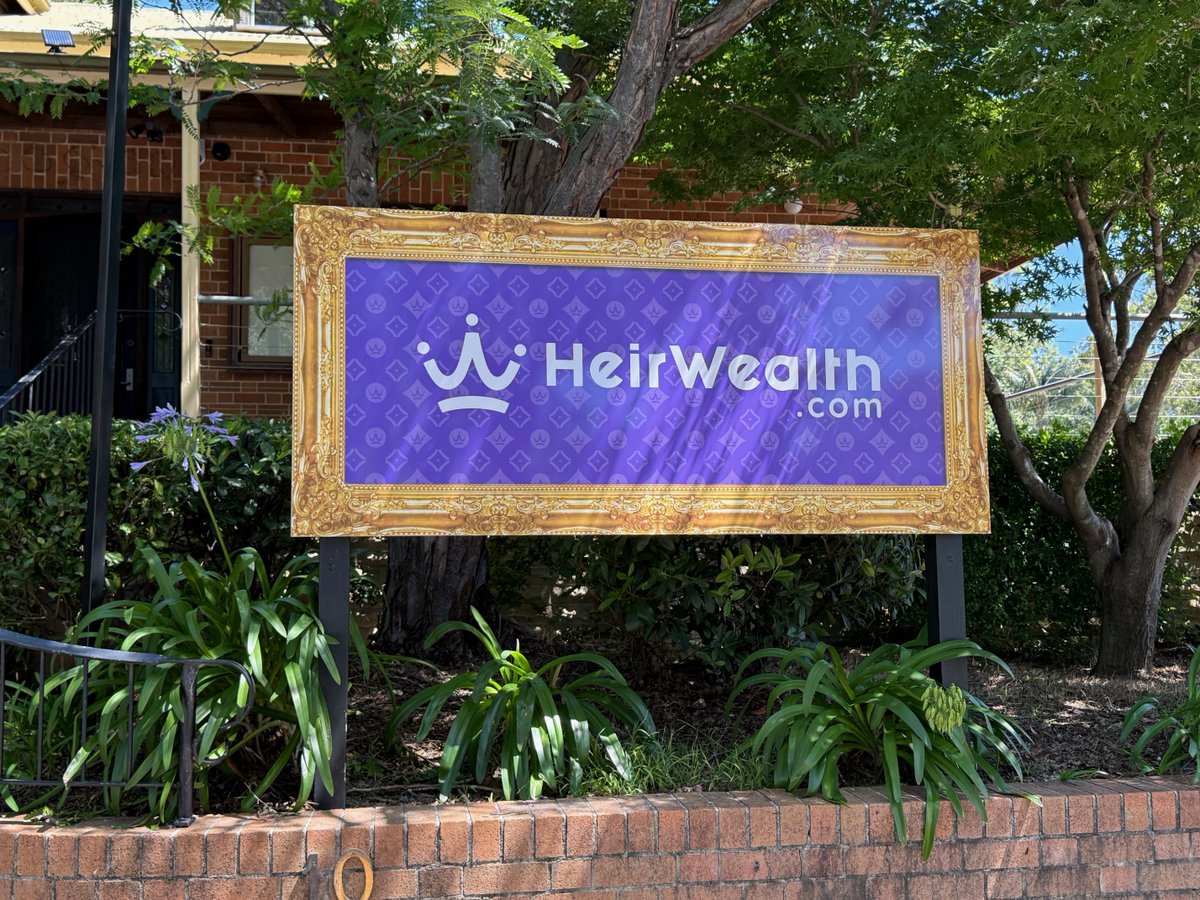 We're gonna stop traffic!  The HeirWealth team has officially moved to our new headquarters in the picturesque regional NSW town of Jamberoo! Our fabulous purple signage is so eye-catching, it might just cause a traffic jam on the South Coast!