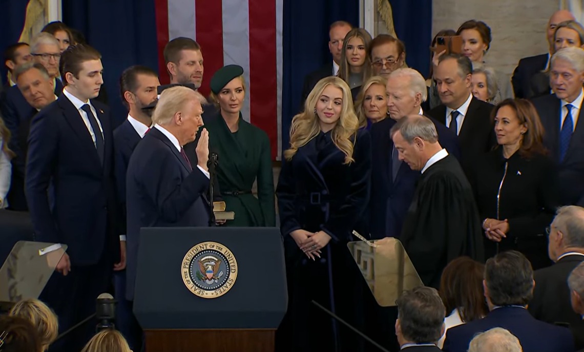 nathcqc's tweet photo. The weather today is super nice. A great day for President Trump’s inauguration. https://t.co/Q5MEohbGV2