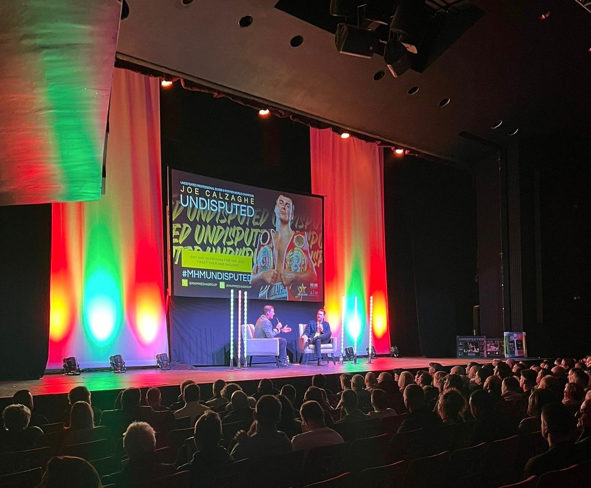Artistes International Management Ltd. (@artistesintman) on Twitter photo Joe Calzaghe “Undisputed” at the Cliffs Pavilion in Southend On Sea. Next stop New Theatre Cardiff on Wednesday, still a few tickets remaining and a must for any boxing fan!
<a href="/JoeCalzagheCBE/">Joe Calzaghe</a> <a href="/MHMMediaGroup/">Michael Hall Mcpherson</a> <a href="/SouthendTheatre/">Southend Theatres</a> <a href="/GoldupsLane/">Goldups Lane</a> Joe Calzaghe “Undisputed” at the Cliffs Pavilion in Southend On Sea. Next stop New Theatre Cardiff on Wednesday, still a few tickets remaining and a must for any boxing fan!
<a href="/JoeCalzagheCBE/">Joe Calzaghe</a> <a href="/MHMMediaGroup/">Michael Hall Mcpherson</a> <a href="/SouthendTheatre/">Southend Theatres</a> <a href="/GoldupsLane/">Goldups Lane</a>