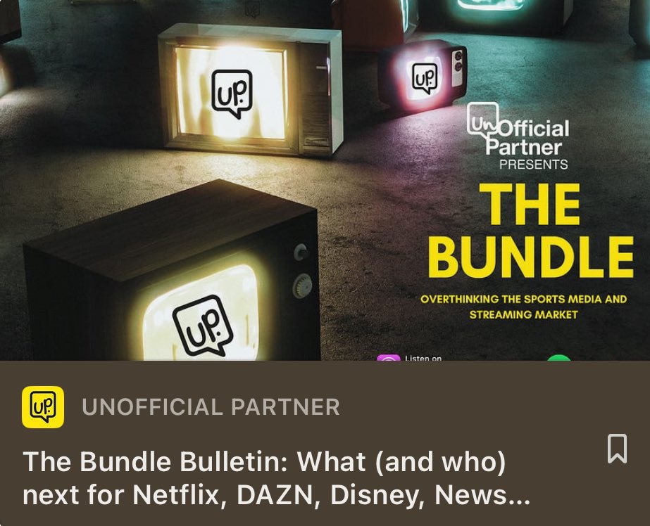 YannickRamcke's tweet photo. 🎧 Episode 32 of #TheBundle is 🆙 (since last week, so subscribing to the UP newsletter below is obviously a better shot at staying up to date than following my post on X), talking again all things #sports #media with @UnffclPrtnr and @MurrayBarnett — including but not limited to:

⚽️ FIFA Women’s World Cup on Netflix: Why [a] the deal says more about FIFA than Netflix, [b] unbundling women’s media rights from the men’s game is a risky go-to market strategy, and [c] growth in the U.S. will need to be driven by ARPU expansion (advertising) and lifetime extension (engagement) for Netflix rather new subscriber acquisition. 

🏈 NFL Christmas Games on Netflix: Why [a] technical excellence has been expected post-Paul-vs-Tyson fight, [b] even the most-distributed streaming service still means compromising on reach, and [c] may make the NFL rethink its approach for next year as a result. 

🇦🇺 DAZN enters Australian market by acquiring Foxtel: Why [a] it’s not as simple for DAZN (or Big Tech) as simply waiting on rights becoming available, [b] acquiring market-leading content, consumer brands, subscriber bases, and production expertise can be a market-entry shortcut, and [c] sports remain local and tribal, and might not travel automatically across the world.  

➕ much more, including a some predictions heading into 2️⃣0️⃣2️⃣5️⃣

📧 Subscribe to The Bundle Bulletin by the UP Newsletter below for more bits and pieces from the most recent episode.