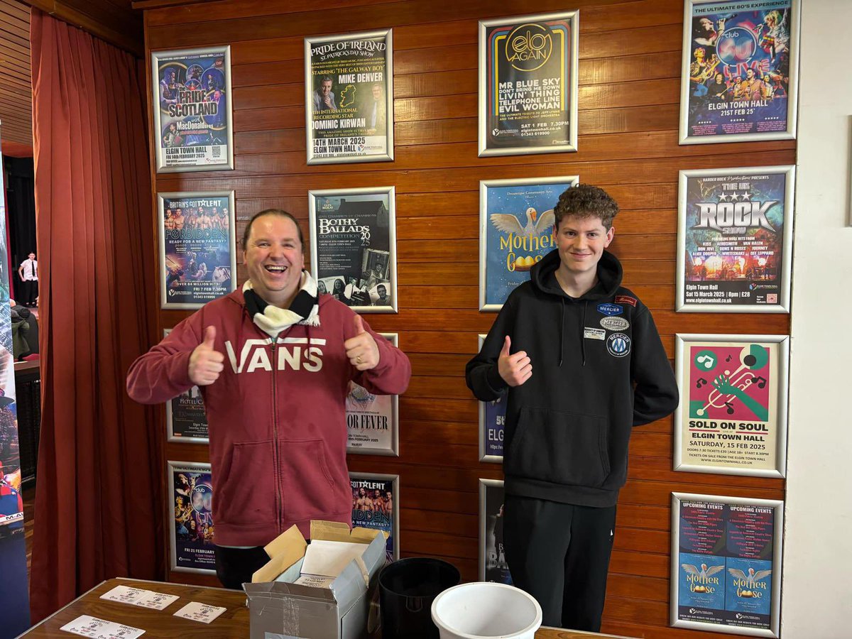 A huge shoutout to Nicky Grant and Chris Foot and the board of Directors for the opportunity and <a href="/ElginCityFC/">Elgin City F.C.</a> for the collaboration,  as well as the dedicated staff at the Town Hall and all the wonderful people who helped make the day a success.