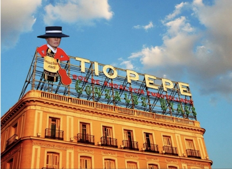 Guapísimo el guiño de Melania a Madrid