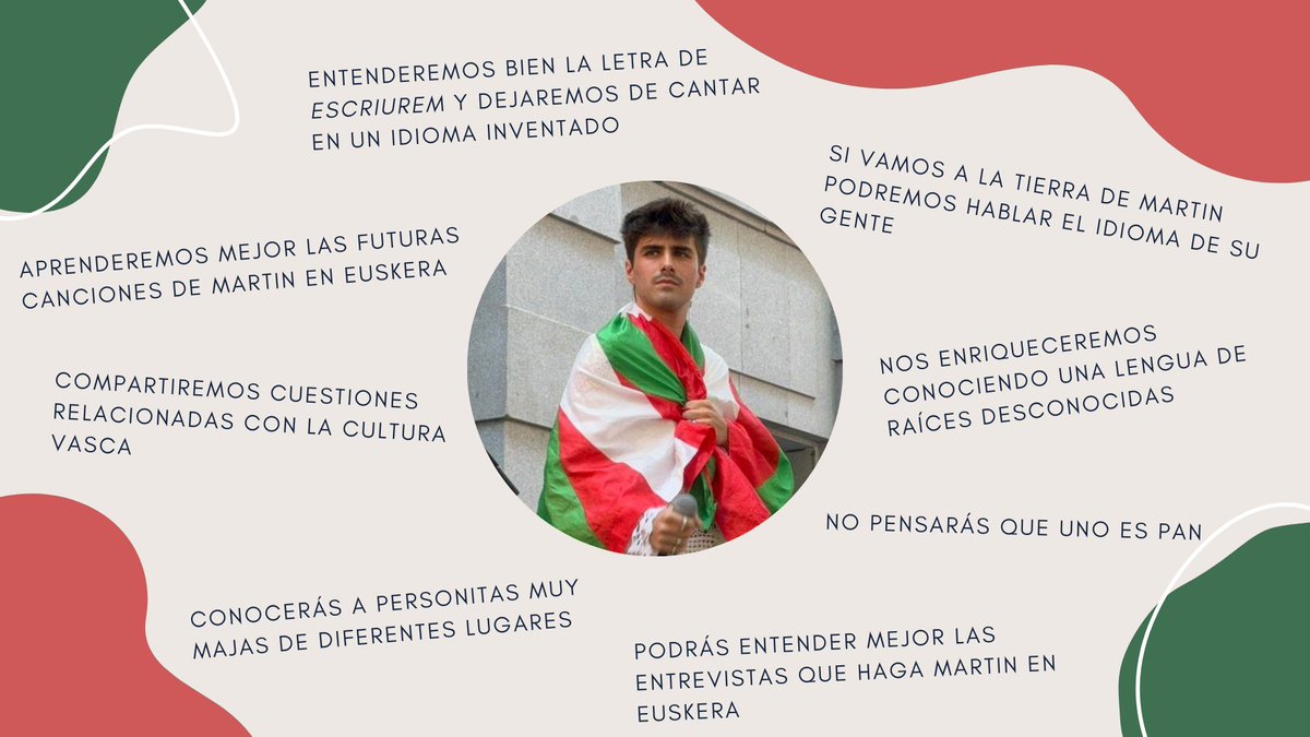 🗣 KAIXO! QUIERES APRENDER EUSKERA? <a href="/magxmagtan/">magali 🌊🫧</a> y yo desde hace tiempo SÍ, así que hemos pensado que nos encantaría hacer esto con más gente!! si estás interesadx mira las imágenes y háblanos☺. si simplemente parece una idea chula difunde porfi, que queremos llegar a más gente💗