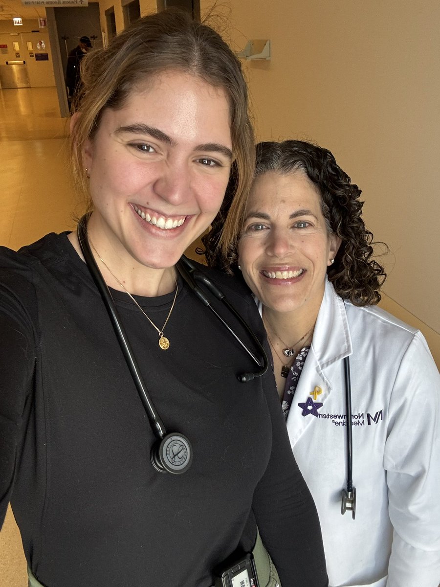 jaltmanmd's tweet photo. It is a true academic joy to round on the #leukemia service with @NepheliR the daughter of one of my @PittTweet school of medicine   @UPMC professors @anraptis! #TheAppleDoesNotFallFarFromTheTree! #ItIsInOurBlood ❤️🩸@NorthwesternMed @NUFeinbergMed @LurieCancer https://t.co/8GxbujKXIF