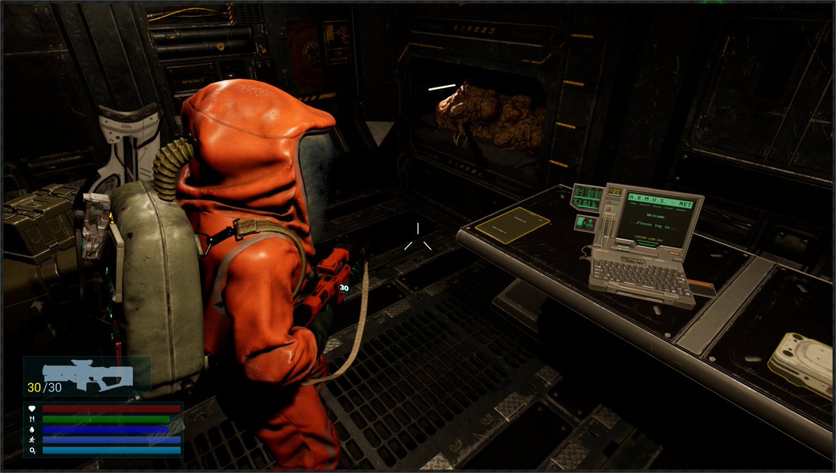 Now I can write that I am writing a book with a story for my PC game. Dead Underground. The book describes the last mission of a member of the Biohazard team under the surface of Mars. Step by step on his journey. It is a sci-fi horror story. I have about quarter written.