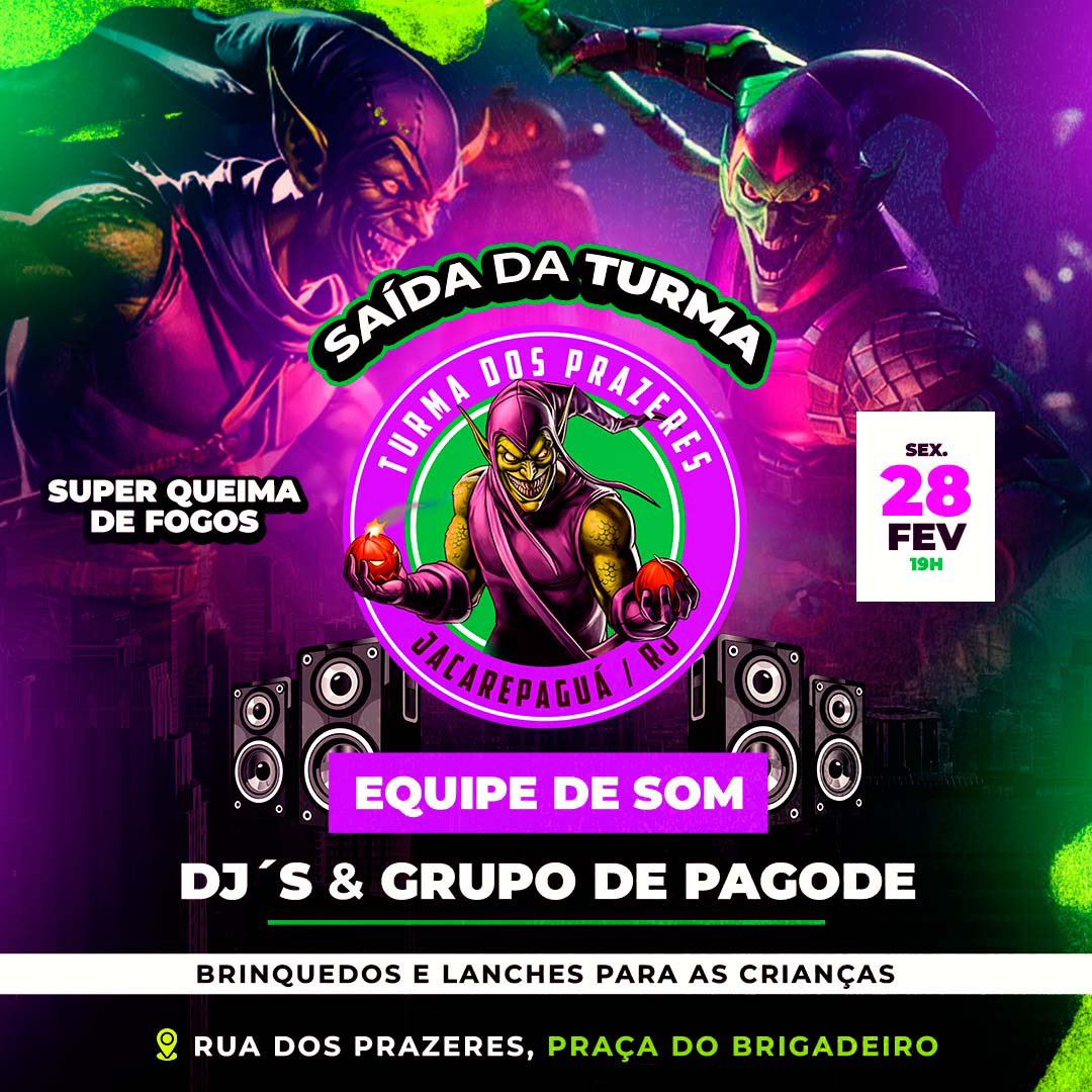 Mas se o coro comer, Prazeres vai tá lá 🎶🎶