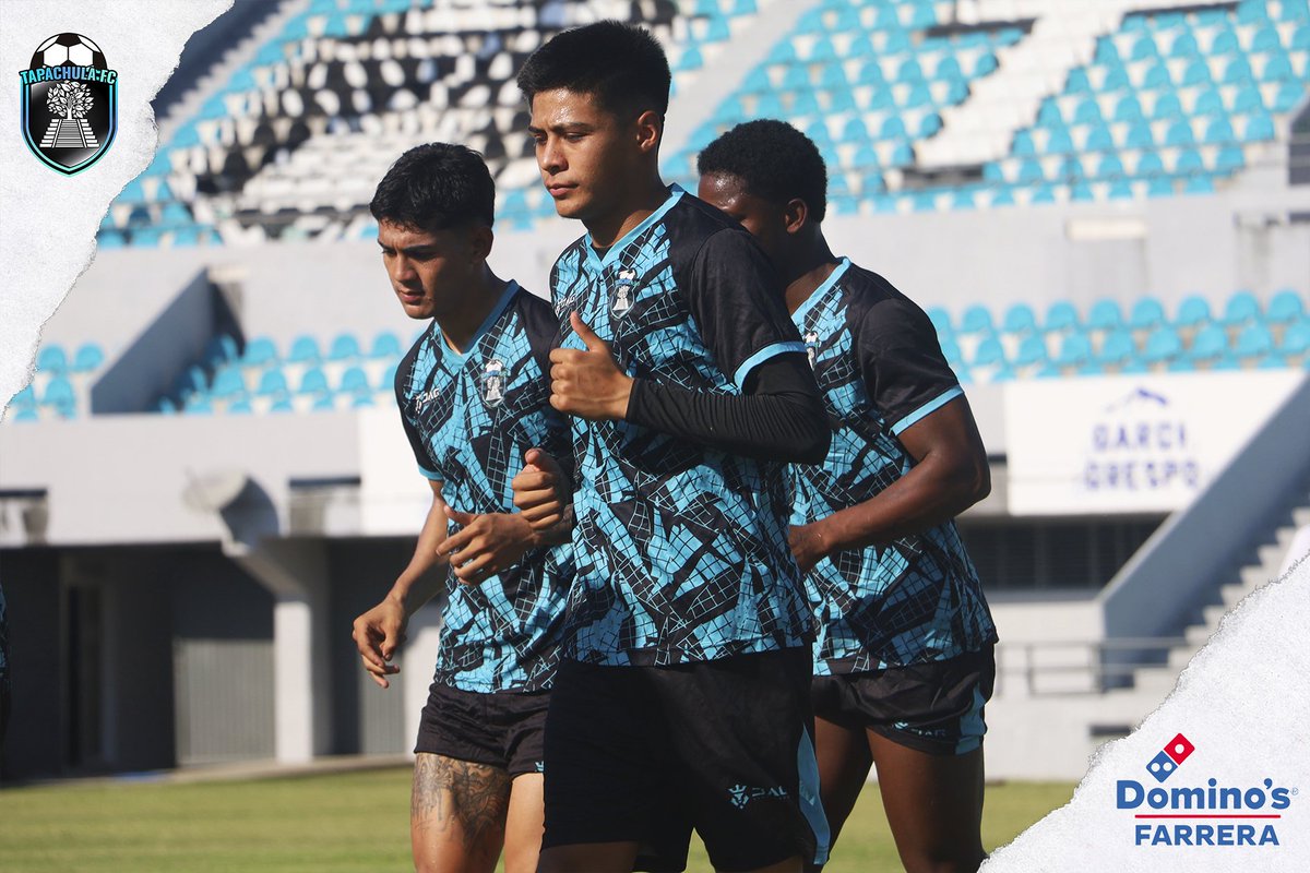 FCTapachula's tweet photo. ¡El trabajo no se detiene! Hoy iniciamos los entrenamientos con toda la energía y el compromiso de darlo todo para nuestro próximo encuentro. 

💪🏻⚽ Cada esfuerzo cuenta y juntos seguimos construyendo el camino hacia la victoria. 

#TapachulaFC 🩵
#CL2025 🏆 https://t.co/RgwmfqxXgZ