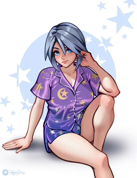 satin jammies 