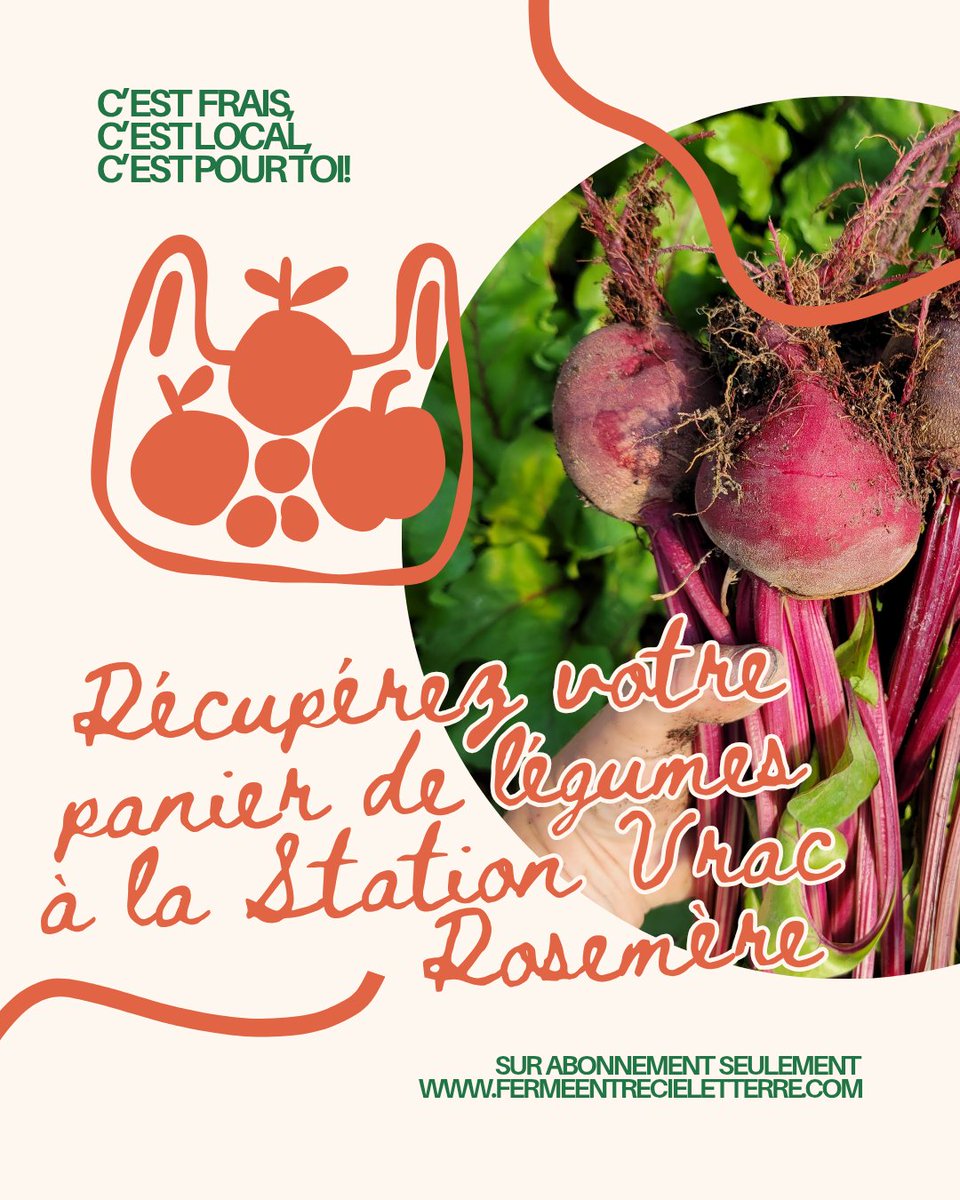On a un super point de chute à ROSEMÈRE chez nos amis de La Station Vrac ! 🩷🌸
Tous les vendredis entre 15h30 et 18h30
Du début Juillet à la fin Septembre
✅️ fermeentrecieletterre.com