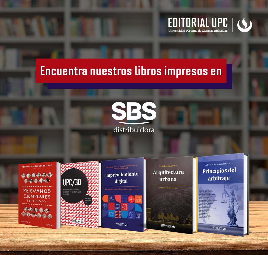 Editorial_UPC's tweet photo. ¿Quieres tener nuestras publicaciones en tus manos? 😍📗📘📙 Encuéntralas en SBS Distribuidora y las principales librerías del país. 🇵🇪
👉 Más información de nuestros puntos de venta aquí: https://t.co/1bwN4cpzIT
#EditorialUPC #LibrosPerú #Libros #Perú #SBS https://t.co/bY4c67u2TW