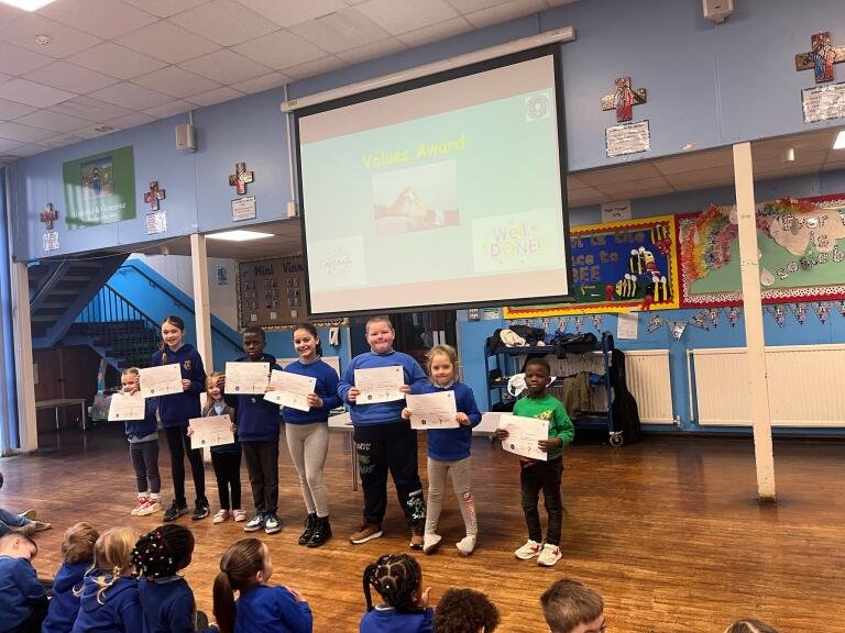 marys_rc's tweet photo. Da iawn to our wonderful Gospel Value winners for this week. You have been spotted using our Gospel Values in your classes, around the school and in our local community. Da iawn pawb! #bcavalues #gospelvalues https://t.co/FQz3P58TI5