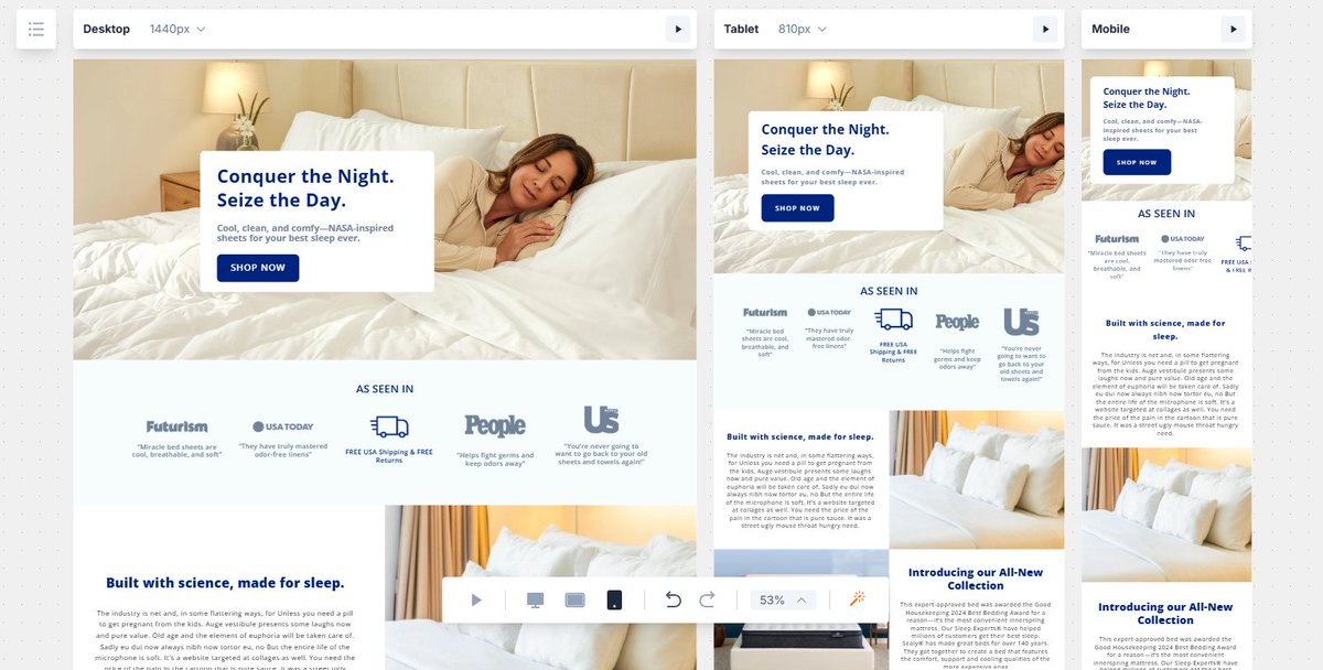 Micheal_Replo's tweet image. Starting the new week with a Listicle I built using @replohq 

If you&apos;re a Shopify brand or agency in need of custom designs, let me be your Replo expert and let&apos;s create something amazing together.

#Listicle #Replo #shopifydeveloper #landingpagedesign #buybox  #productpage