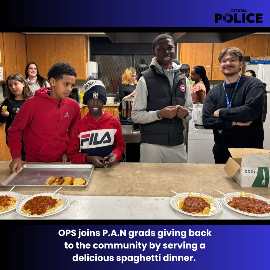 Putting their new cooking skills to the test, P.A.N program grads serve a spaghetti dinner in the community.
 
The non-profit charity <a href="/Their_Opp/">Their Opportunity</a>  in partnership with <a href="/ottawacity/">City of Ottawa</a> &amp; OPS, concluded another Physical Activity and Nutrition program. 
 
Up to 100 participants between