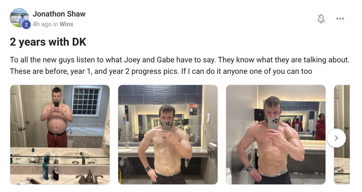 Jonathan has been with <a href="/defaultkingsllc/">Default Kings</a> for 2 years now. 

Check out his progress👇