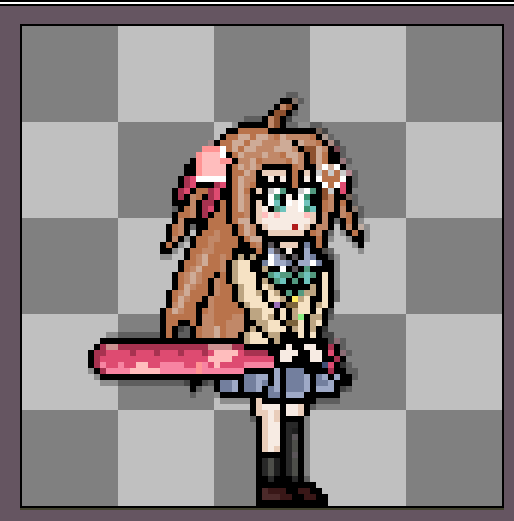 I know I've been showing off Evil a lot, but I haven't forgotten everyone's favourite MORE evil Neuro.

A WIP.

#neurosama #heartheartart #pixelart #gamedev