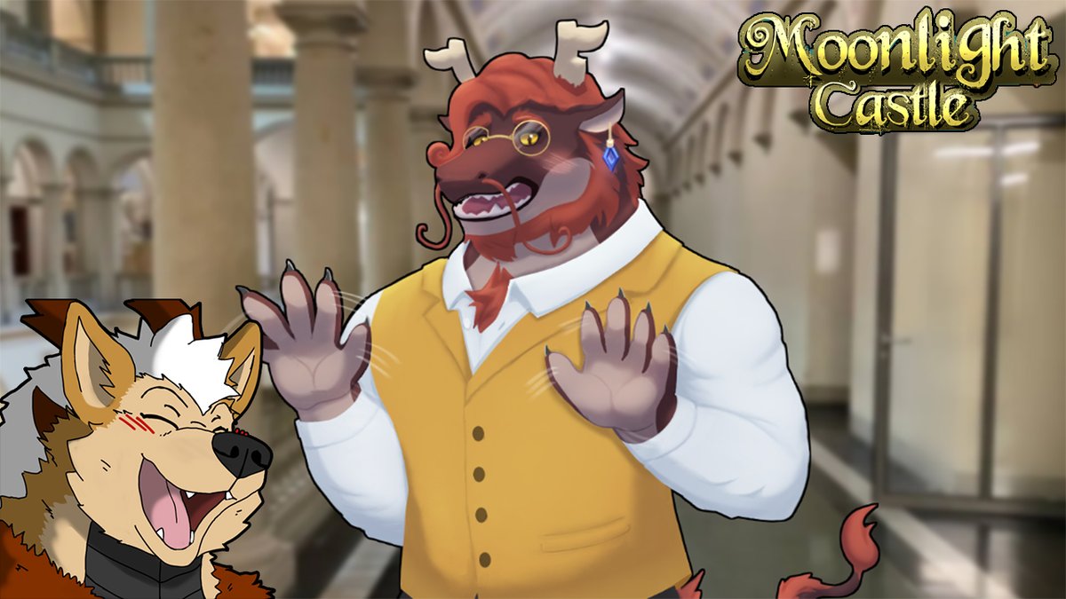 Deerggox's tweet photo. https://t.co/uzG34LGeSJ

Hoy nos toca directo por yutuf, será que Clyde por fin nos dirá si descubrio algo del libro vacio :0?

#Moonlightcastle #visualnovel #furry https://t.co/PaQXKJ663G