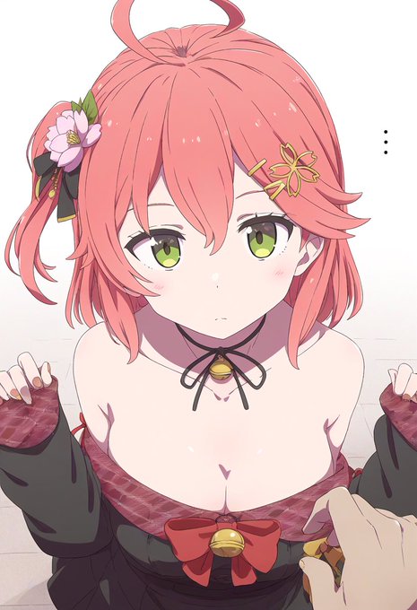 何かを訴えているみこち 