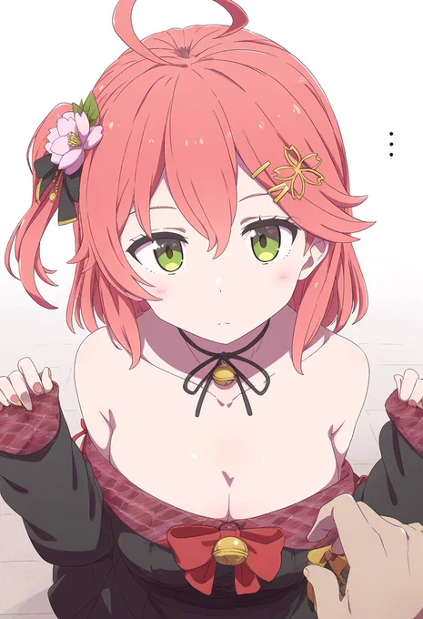 何かを訴えているみこち 