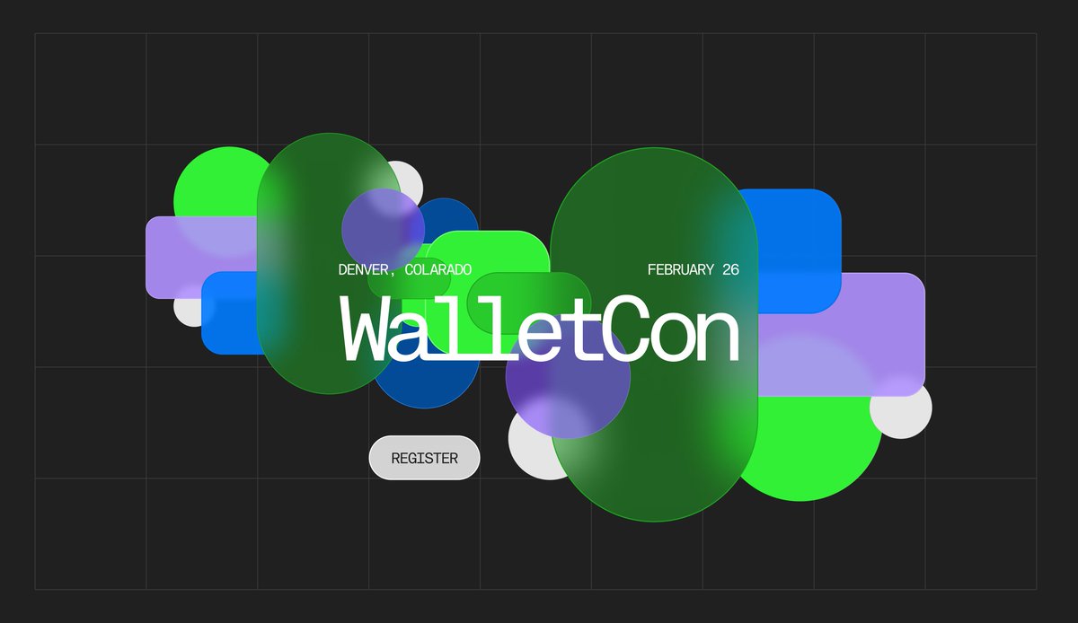 Shape the future of onchain UX at WalletCon. 

Join top projects and industry leaders for product keynotes, debates, fireside chats, and technical sessions—all alongside curated art from <a href="/RefractionDAO/">be</a> 

Don’t miss it—get your ticket now ⤵️

walletcon.com