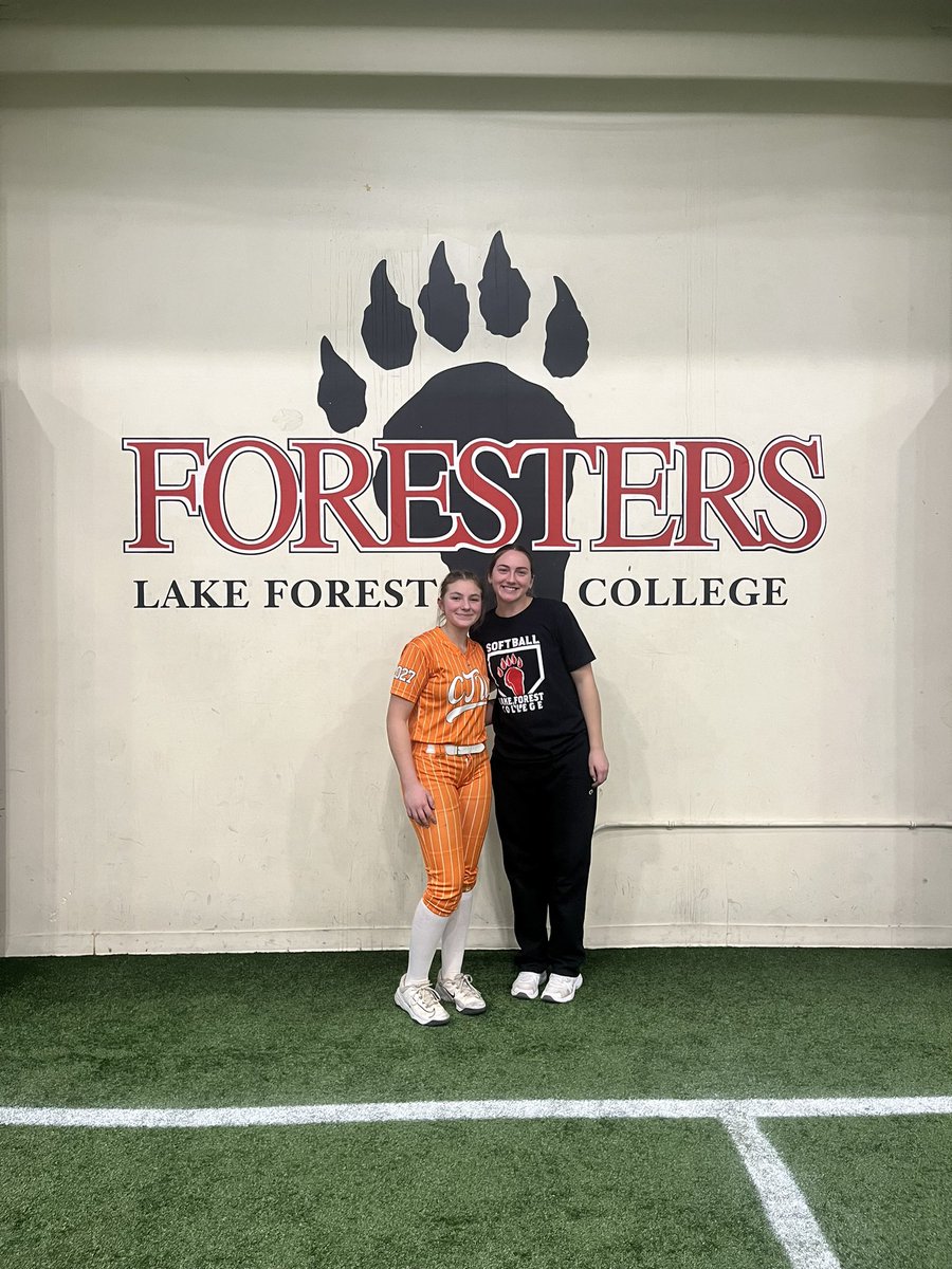 Thank you so much <a href="/LFCollegeSB/">Lake Forest College Softball</a> for an amazing camp! I had a great time working with the team. Can’t wait to come back!  <a href="/JoeKinsella66/">Coach Joe Kinsella</a> <a href="/OliviaPeyton34/">Olivia Peyton</a>