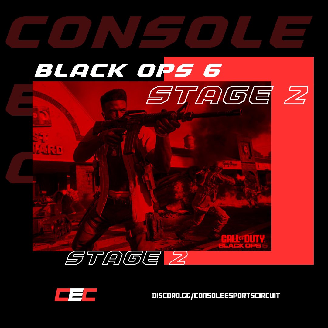 AMCompSeries's tweet photo. 🚨STAGE 2 ON THE WAY🚨

2/2/25-3/2/25
CONSOLE-ONLY

Come sign up for the CEC, the most CWL-adjacent league for Call of Duty players on console 🫡 

(Sign-Ups linked below)
⬇️⬇️⬇️⬇️ https://t.co/RH9hgfZ1iR