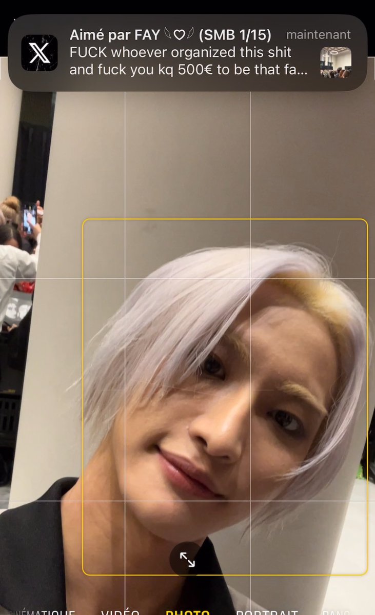 I’m crying look at what popped up when I passed my phone to Seonghwa 😭
