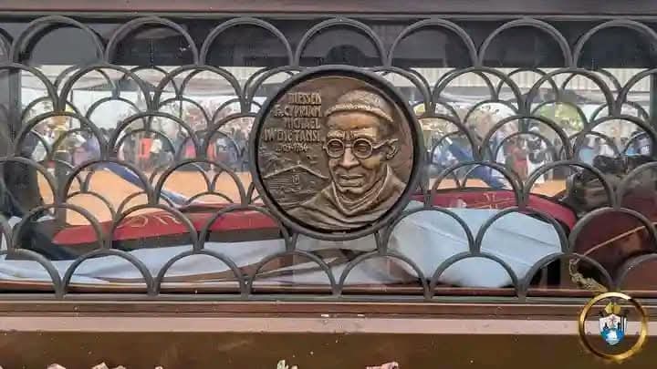 Some pictures from the Holy Mass celebrated today at the Shrine of Blessed Cyprian Michael Iwene Tansi in Aguleri, Nigeria to mark his feast day.